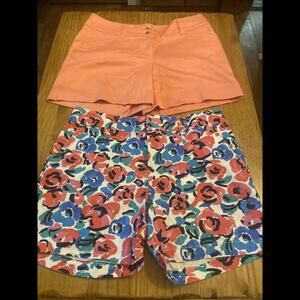 Lot Of 2 Women’s Shorts For Summer Time Wear Tommy Hilfiger White House Size 2